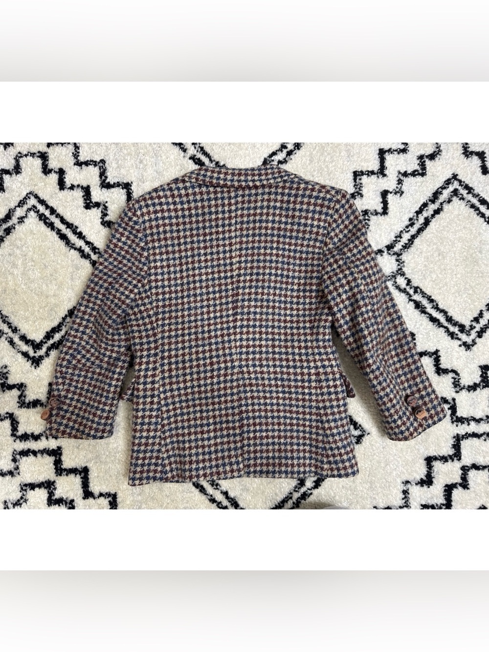 Vintage Yves Saint Laurent YSL Houndstooth Boys Blazer Size 6 - Picture 2 of 7